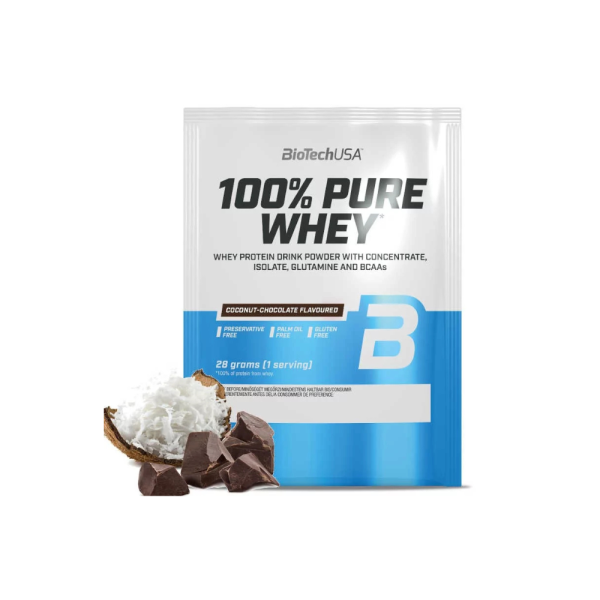 Whey Protein 28 grams 1 servicio Sabor Chocolate Coconut