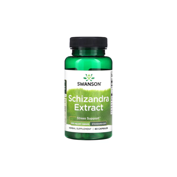 Schizandra Extract 500 mg 60 cápsulas Swanson