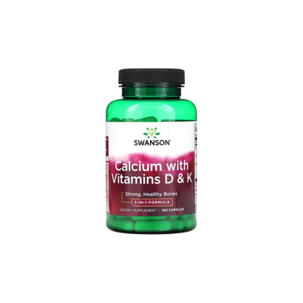calcio con vitaminas d y k swanson