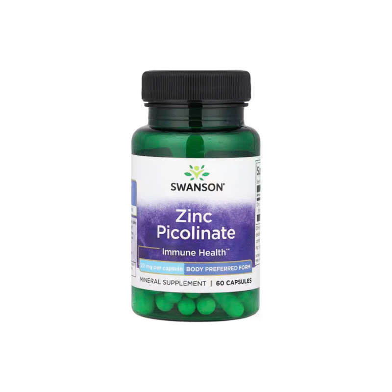 Zinc Picolinato  22mg  60 cápsulas  Swanson