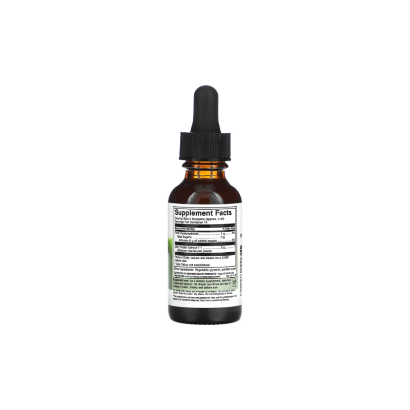 Milk Thistle Liquid 1FLoz (29.6ml) Cardo mariano Swanson - Imagen 2