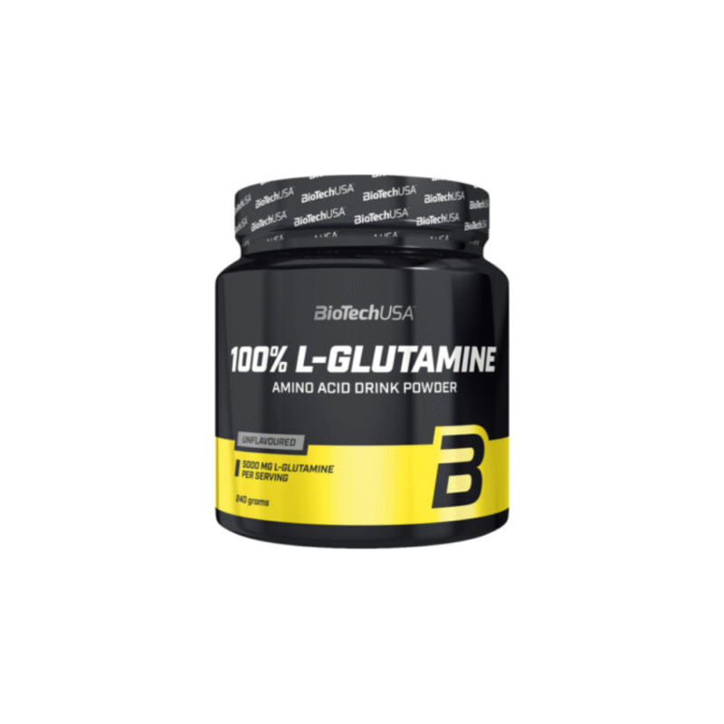 L-Glutamina 100% 240 gr 5000 mg por servicio BioTechUSA