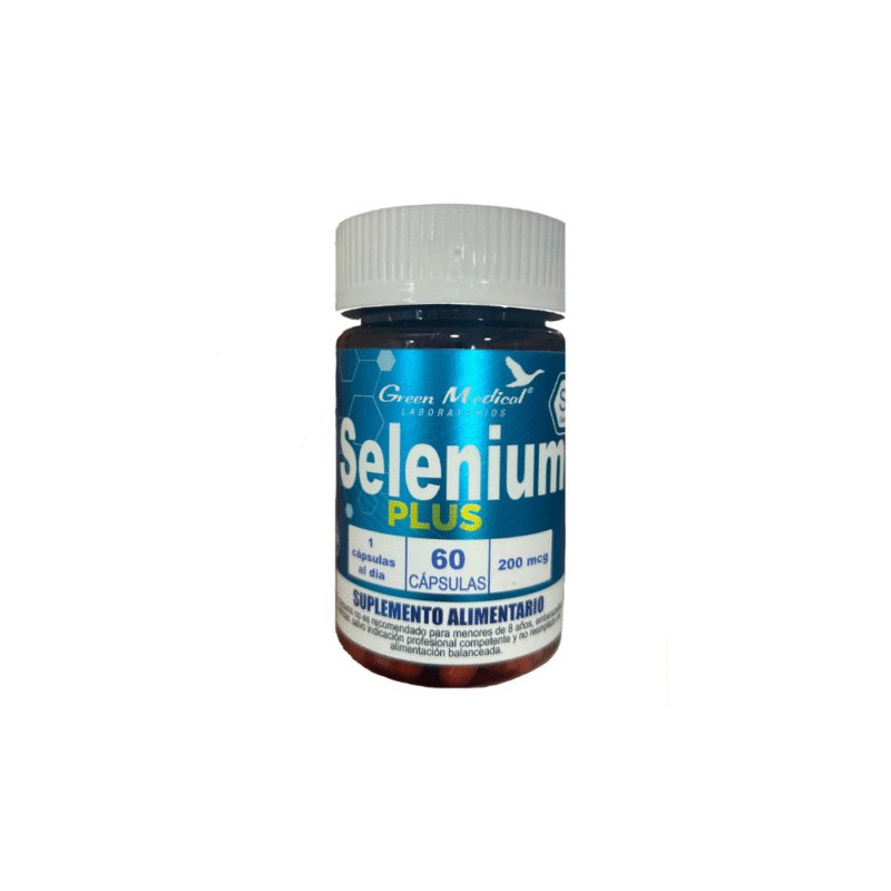 Selenio 200 MCG 60 cápsulas Green Medical