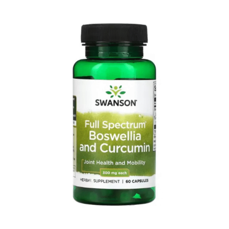 Boswellia y curcumina 300 mg 60 capsulas  Swanson