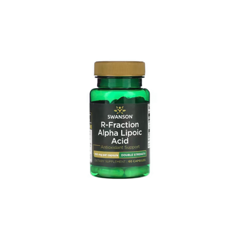 Fraction R acido Alfa Lipoico Doble Concentración 100 mg 60 Capsulas Swanson