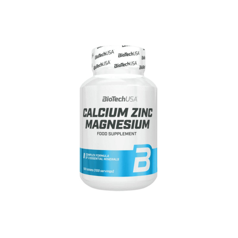 Calcio Zinc Magnesio 100 tabletas BioTechUSA
