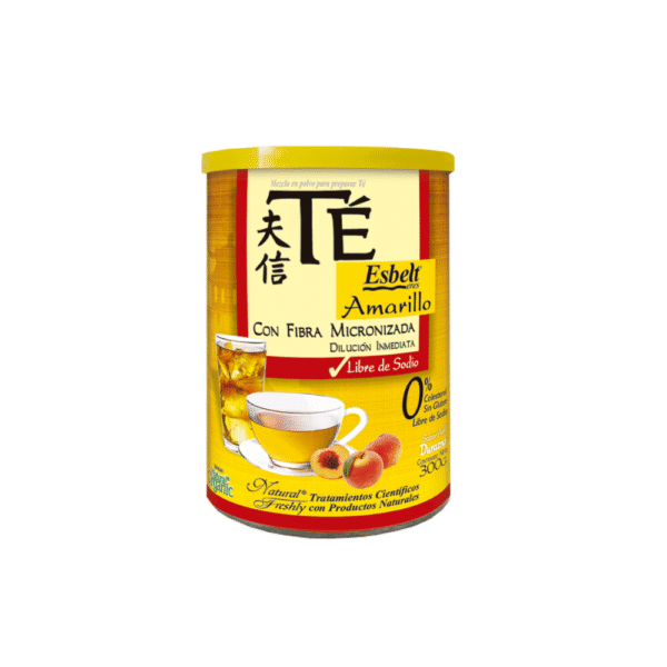 Té Amarillo sabor durazno Esbelt 300g