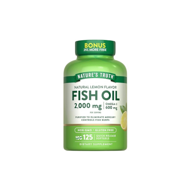 omega 3 fish oil 2000 mg 125 capsulas
